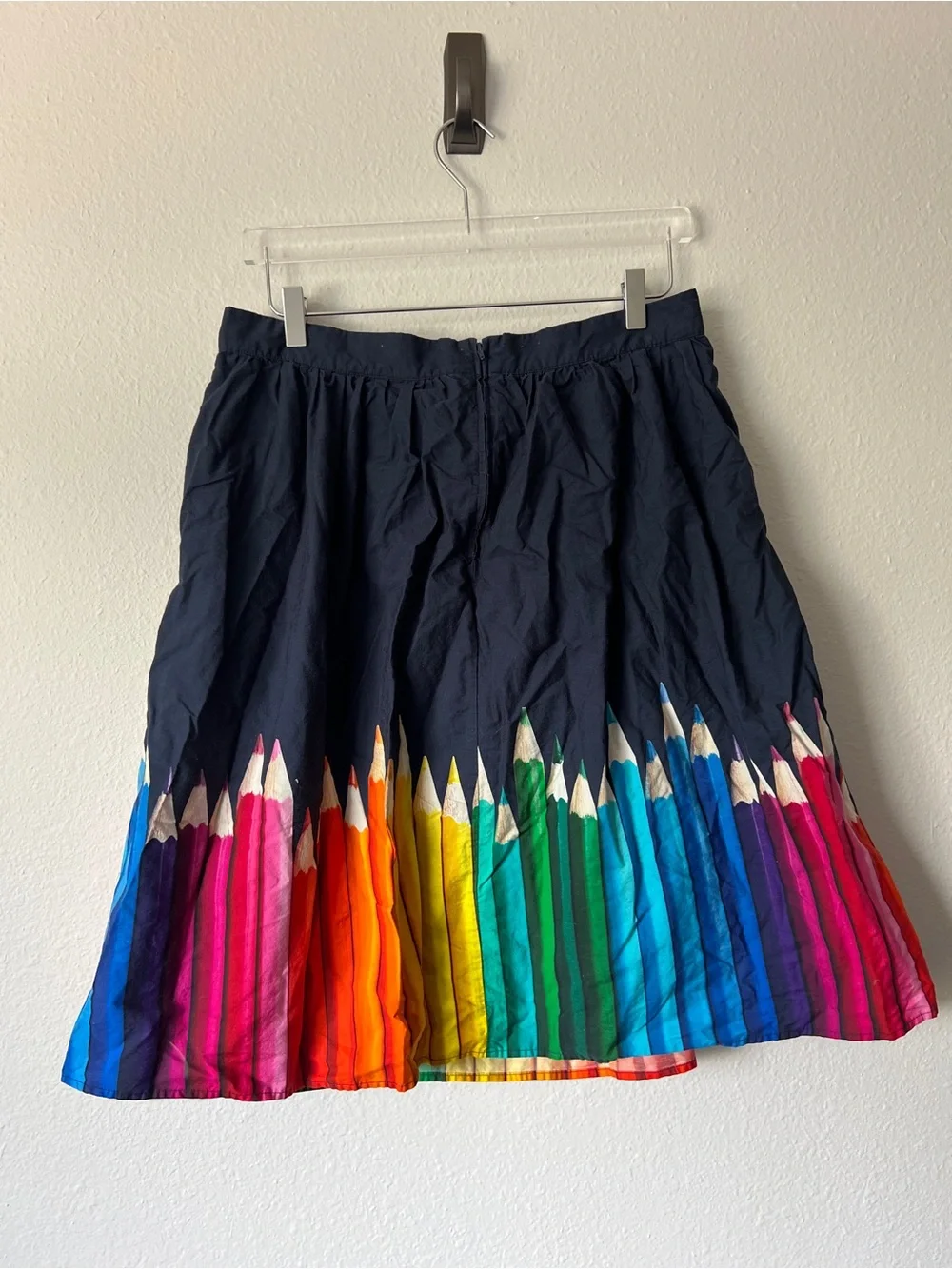 ModCloth Fervour Colored Pencil Skirt Navy Blue Women’s Size XL - Picture 2 of 2
